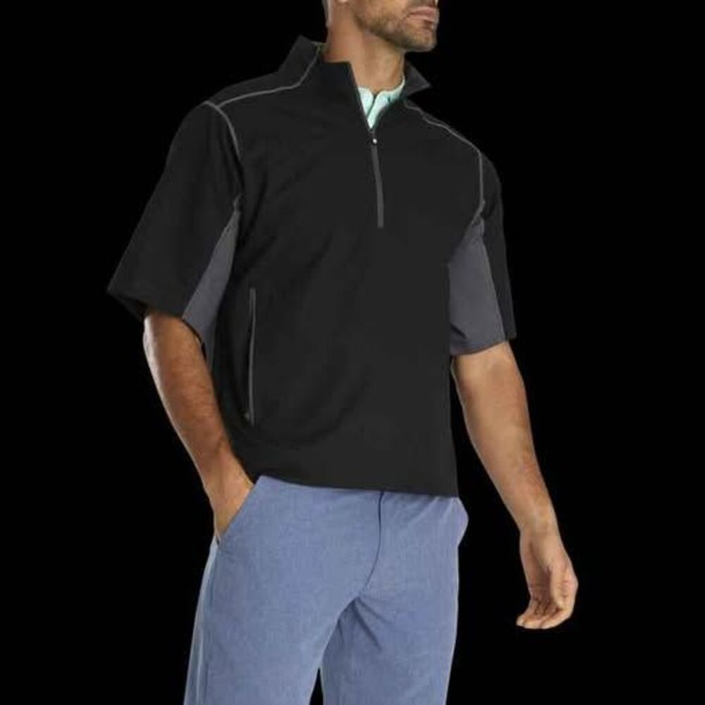 New FootJoy Short Sleeve Quarter-Zip Windshirt Size Small